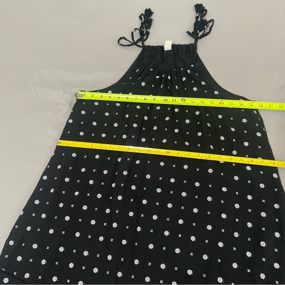 Old Navy black N white Tie shoulder swing dress Size S - Picture 13 of 13